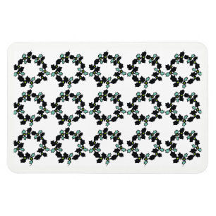 Magnet Flexible La couronne de Noël -