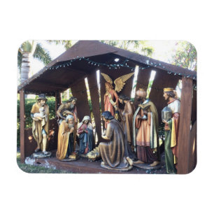 Magnet Flexible La crèche de Noël. Sanibel Est., USA.