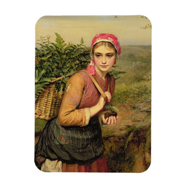 Magnet Flexible La cueillette de fougères (Vertical)
