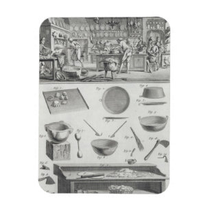 Magnet Flexible La cuisine et l'équipement d'un boulanger, du