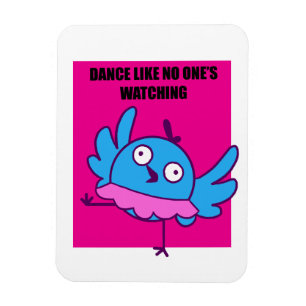 Magnet Flexible La danse aiment personne qui observe - aimant