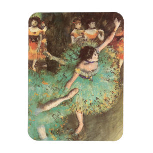 Magnet Flexible La danseuse verte par Edgar Degas, Ballet vintage