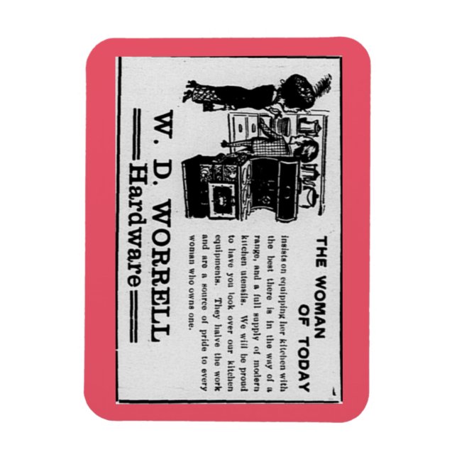 Magnet Flexible La femme d'aujourd'hui Stove Ad (Vertical)