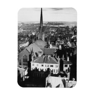 Magnet Flexible La flèche ornementée d'une église à Boston