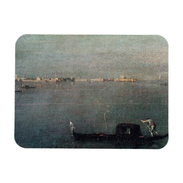 Magnet Flexible La Gondola sur la lagune (Horizontal)