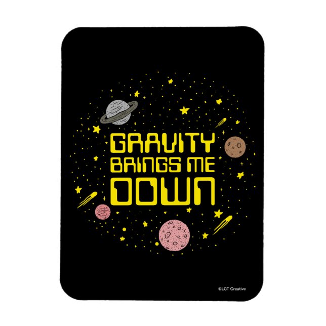 Magnet Flexible La Gravité me fait descendre (Vertical)