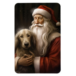 Magnet Flexible La hache afghane avec le Père Noël Festif Noël