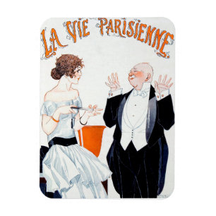 Magnet Flexible La La 1921 luttent l'aimant de Parisienne
