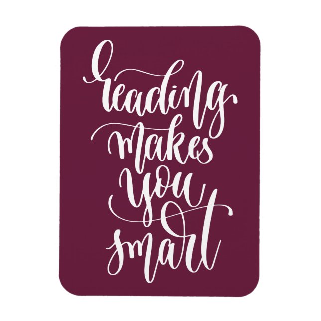 Magnet Flexible La lecture vous rend intelligent (Vertical)