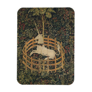 Magnet Flexible La licorne en captivité, Tapisserie médiévale