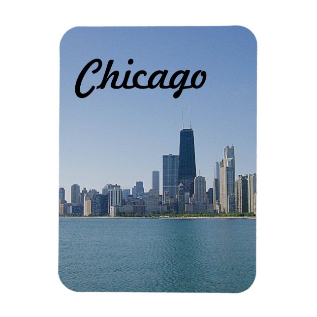 Magnet Flexible La ligne aérienne de Chicago (Vertical)