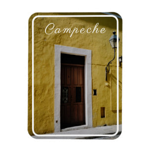 Magnet Flexible La Maison Jaune, Campeche, Mexique