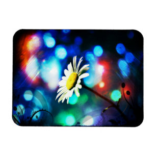 Magnet Flexible La marguerite dans les lumières scintillantes