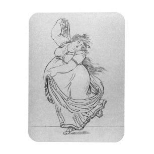 Magnet Flexible La Muse de la danse, plat VI d'une escroquerie de