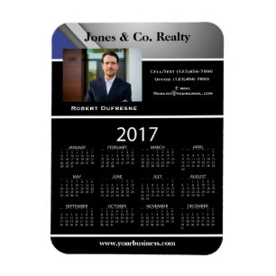 Magnet Flexible La publicité d'affaires/calendrier 2017