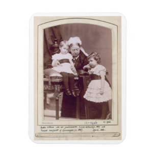 Magnet Flexible La Reine Victoria (1819-1901) avec ses
