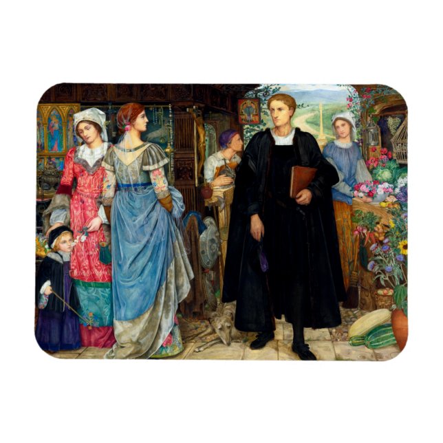 Magnet Flexible La rencontre de chance c. 1907 Par Kate Elizabeth  (Horizontal)