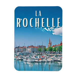 Magnet Flexible La Rochelle Photo Vintage
