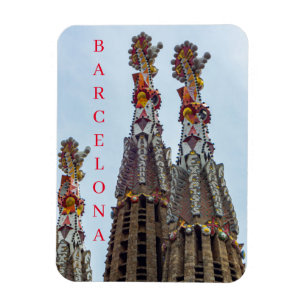 Magnet Flexible La Sagrada Familia de Barcelone steeple l'aimant d