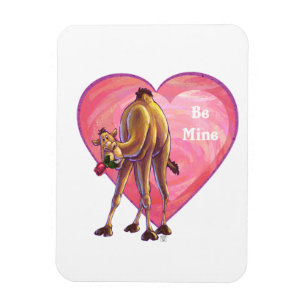 Magnet Flexible La Saint-Valentin au chameau