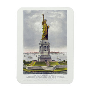 Magnet Flexible La Statue de la Liberté, La Grande Statue Barthold