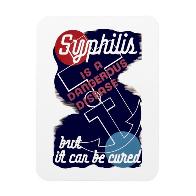Magnet Flexible La syphilis est une maladie dangereuse (Vertical)
