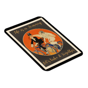 Magnet Flexible La vie est un voyage, Amour,