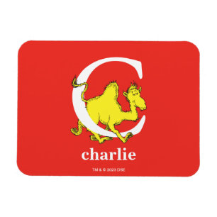 Magnet Flexible L'ABC de Dr Seuss : Lettre C - Blanc   Ajoutez vot