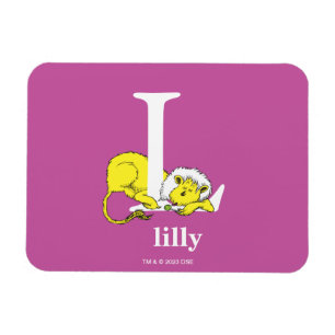 Magnet Flexible L'ABC de Dr Seuss : Lettre L - Blanc   Ajoutez vot