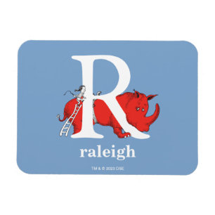 Magnet Flexible L'ABC de Dr Seuss : Lettre R - Blanc Ajoutez vot