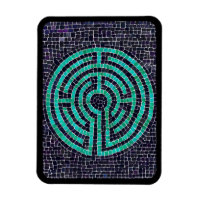 LABYRINTHE III Aimant flexible 3x4 - Noir