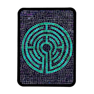 Magnet Flexible LABYRINTHE III Aimant flexible 3x4 - Noir