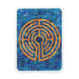 Magnet Flexible LABYRINTHE IV Aimant flexible 3x4 - Blanc