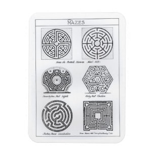 Magnet Flexible Labyrinthes, c.1900 (gravure) (photo de b/w)