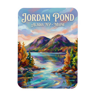 Magnet Flexible Lac Jordan, Parc national d'Acadia, États-Unis
