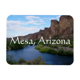 Magnet Flexible lac Pittoresque du Saguaro Mesa, Arizona