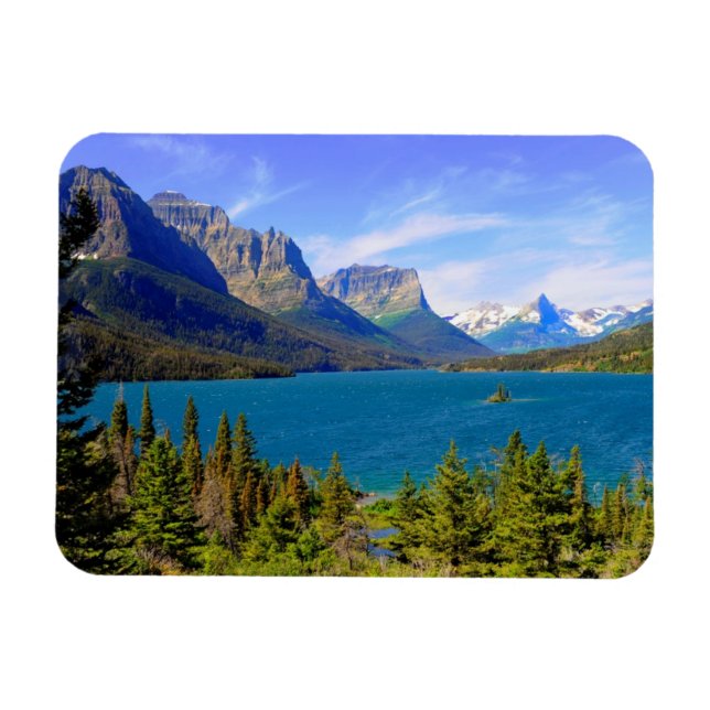 Magnet Flexible Lac St. Mary, Parc national des Glaciers, Montana (Horizontal)