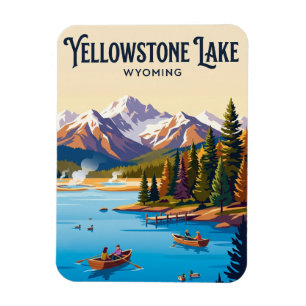 Magnet Flexible Lac Yellowstone États-Unis