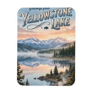 Magnet Flexible Lac Yellowstone USA