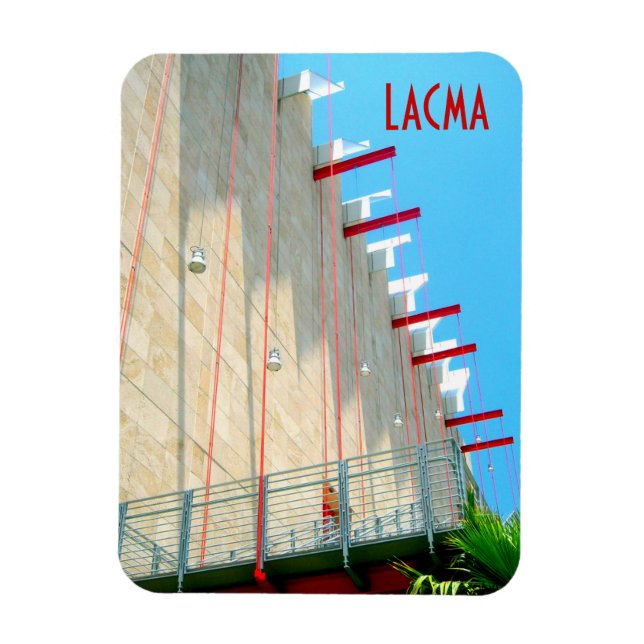 Magnet Flexible LACMA Los Angeles Museum Modern Art Photographie (Vertical)