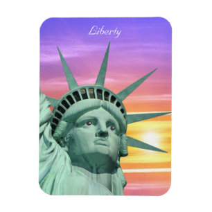 Magnet Flexible Lady Liberty et Sunrise