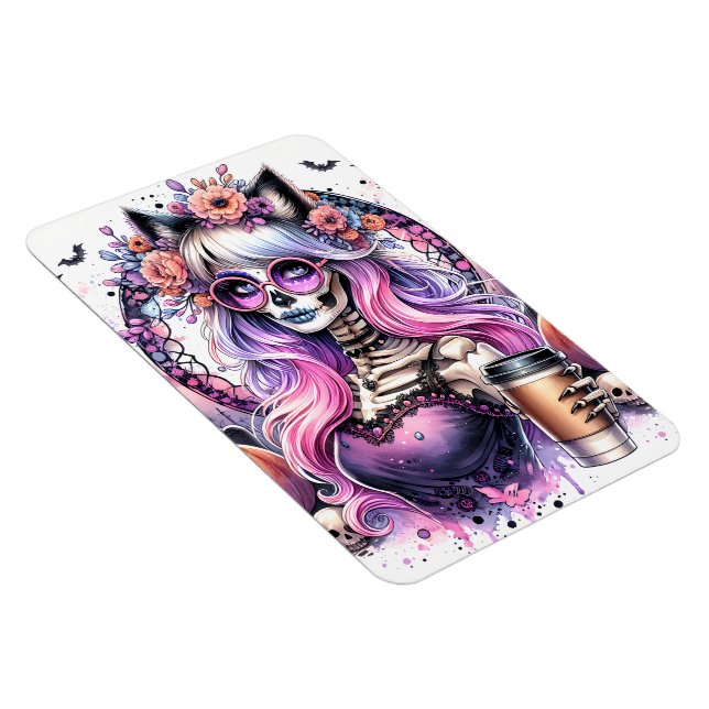 Magnet Flexible Lady Skeleton (Côté Droit)