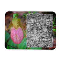 Lady Slipper Orchid Frame Ajouter Votre Photo