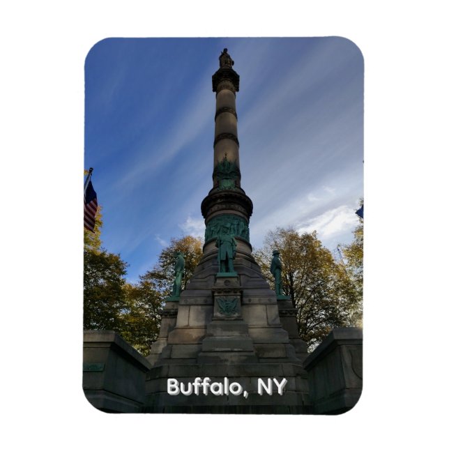 Magnet Flexible Lafayette Square Monument  (Vertical)