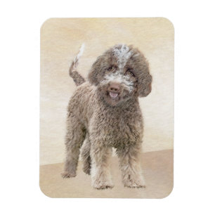 Magnet Flexible Lagotto Romagnolo Peinture - Cute Original Chien A