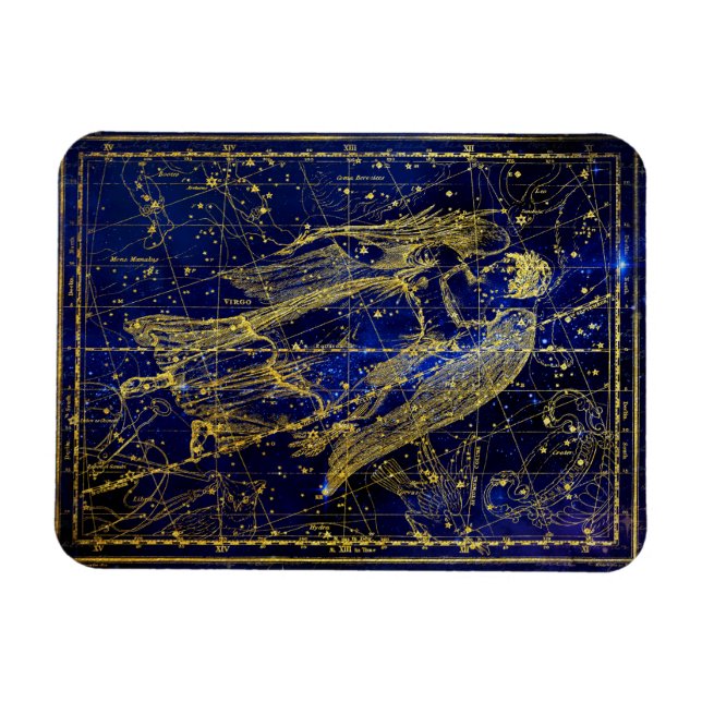 Magnet Flexible l'aimant de la constellation vierge (Horizontal)