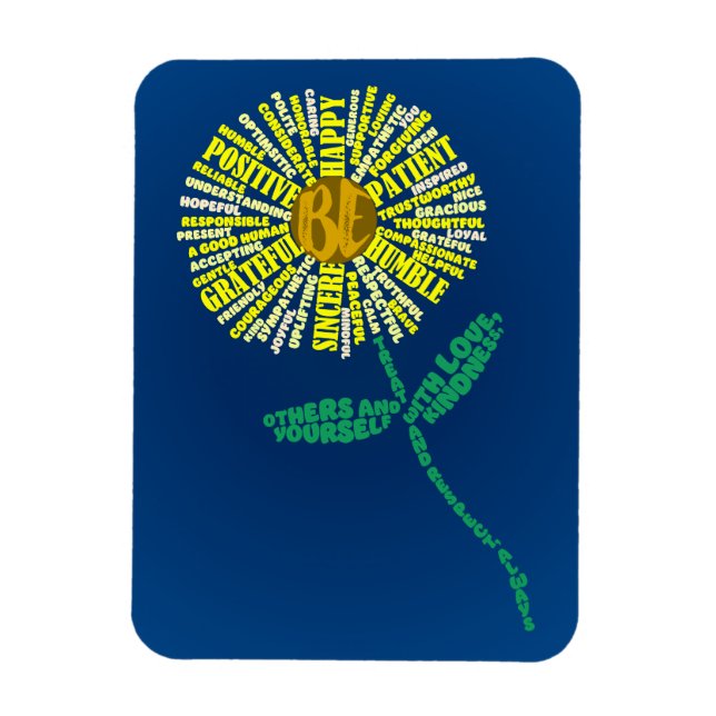 Magnet Flexible L'aimant des attitudes (jaune) (Vertical)