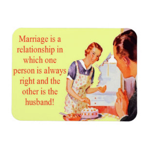 Magnet Flexible L'aimant du mariage toujours droit de la femme
