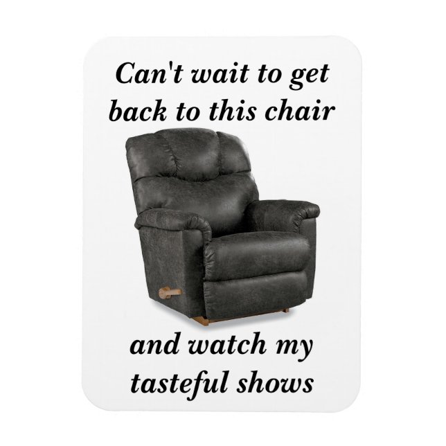 Magnet Flexible L'aimant frigo de papa de sa chaise préférée (Vertical)