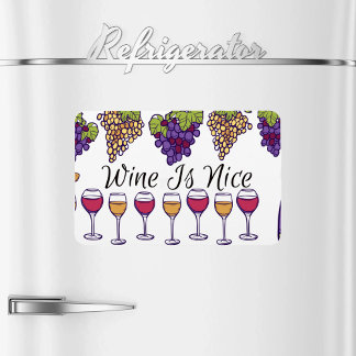 Magnet Flexible L'Aimant Photo Flexible Le Vin Est Agréable